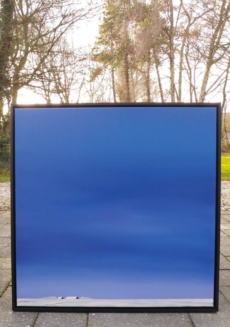 Original Minimalism Landscape Painting by Nelly Van Nieuwenhuijzen