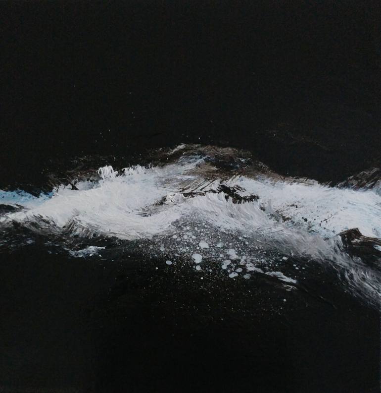 Original Modern Water Painting by Nelly van Nieuwenhuijzen