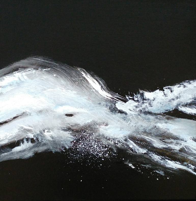 Original Modern Water Painting by Nelly van Nieuwenhuijzen