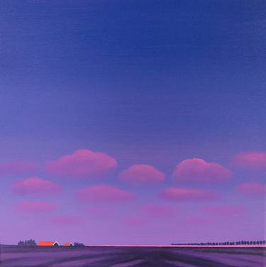 Original Modern Landscape Paintings by Nelly van Nieuwenhuijzen