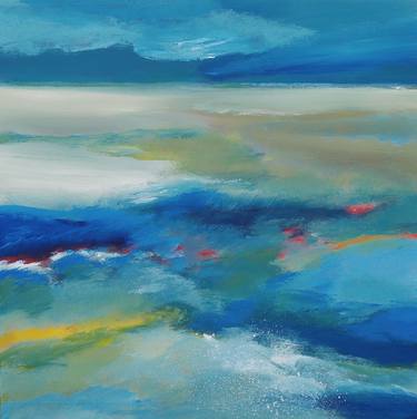 Print of Expressionism Seascape Paintings by Nelly van Nieuwenhuijzen