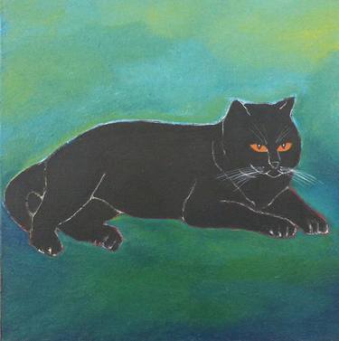 Mon Chat Quorum De La Rive Gauche Painting By Nelly Van