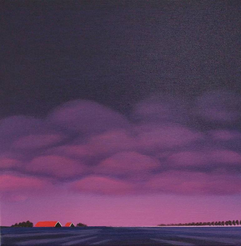 Original Modern Landscape Paintings by Nelly Van Nieuwenhuijzen
