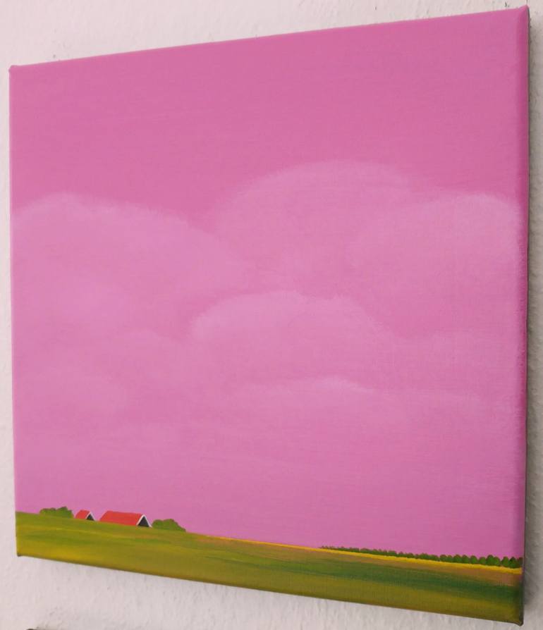 Original Minimalism Landscape Painting by Nelly van Nieuwenhuijzen