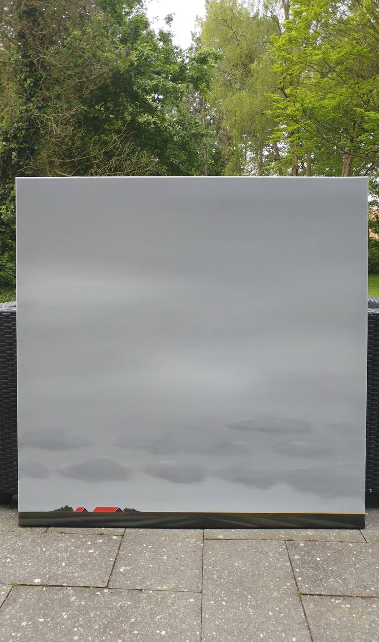 Original Minimalism Landscape Painting by Nelly van Nieuwenhuijzen