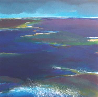 Print of Expressionism Seascape Paintings by Nelly van Nieuwenhuijzen