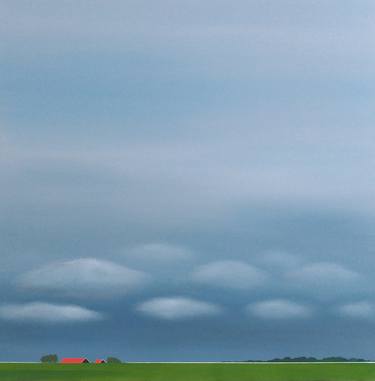 Original Minimalism Landscape Paintings by Nelly van Nieuwenhuijzen
