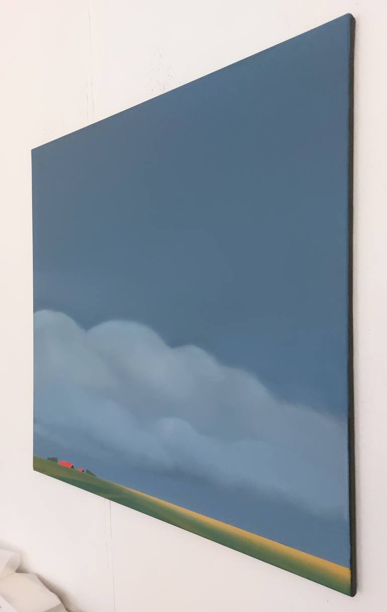 Original Modernism Landscape Painting by Nelly Van Nieuwenhuijzen