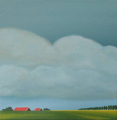 Print of Modern Landscape Paintings by Nelly van Nieuwenhuijzen
