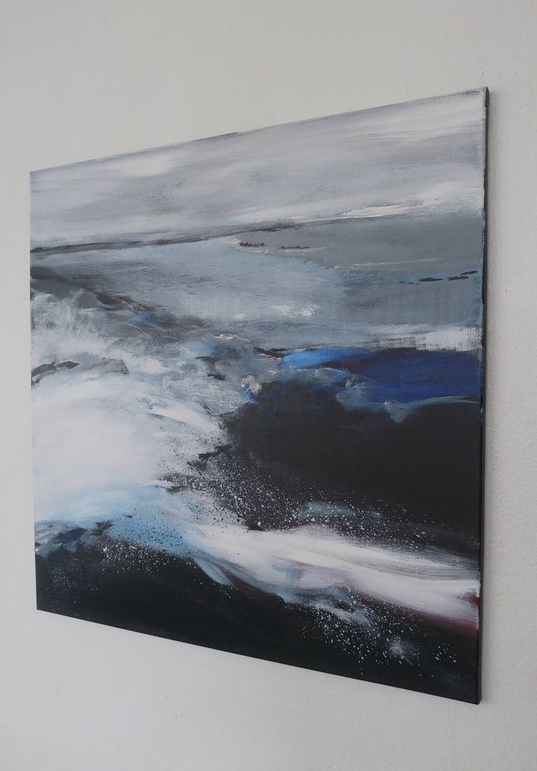 Original Expressionism Seascape Painting by Nelly van Nieuwenhuijzen