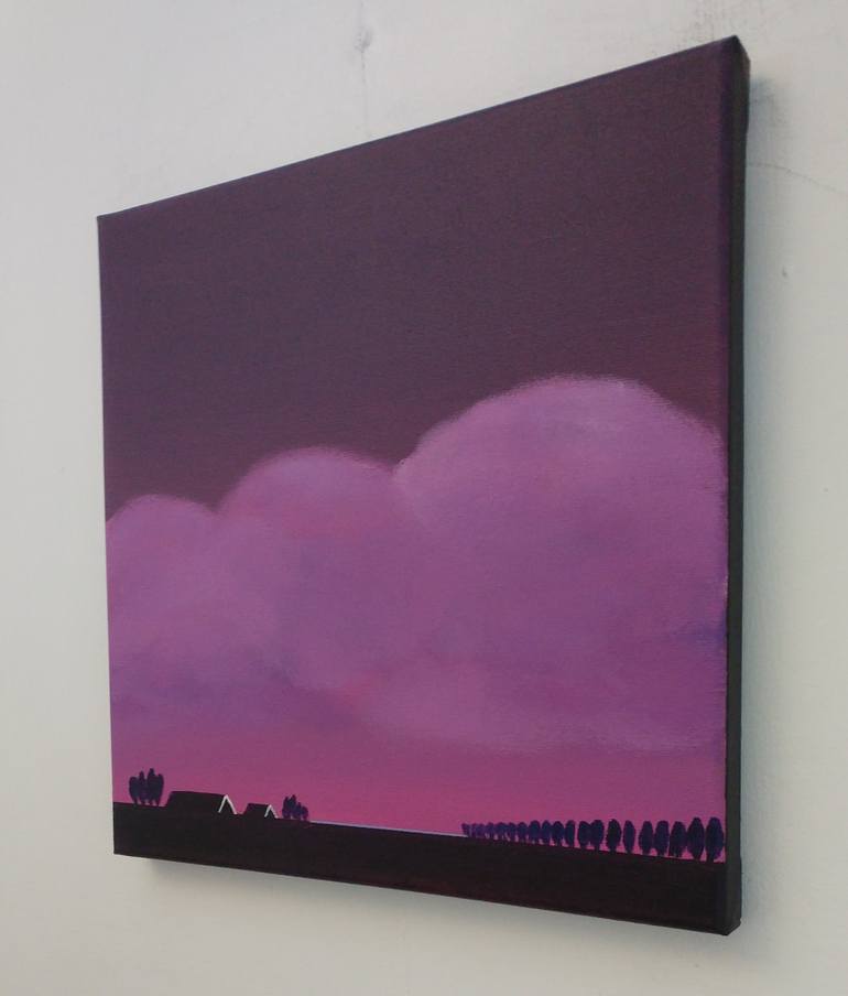 Original Minimalism Landscape Painting by Nelly van Nieuwenhuijzen