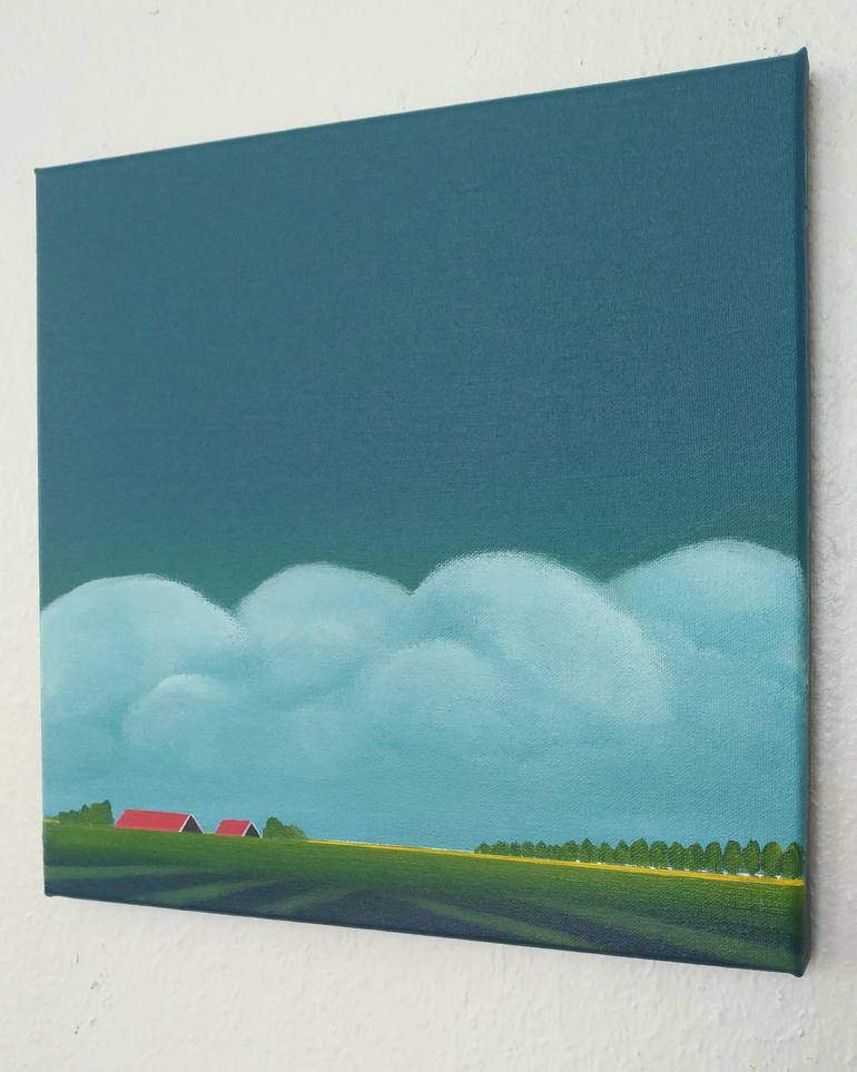 Original Modern Landscape Painting by Nelly van Nieuwenhuijzen