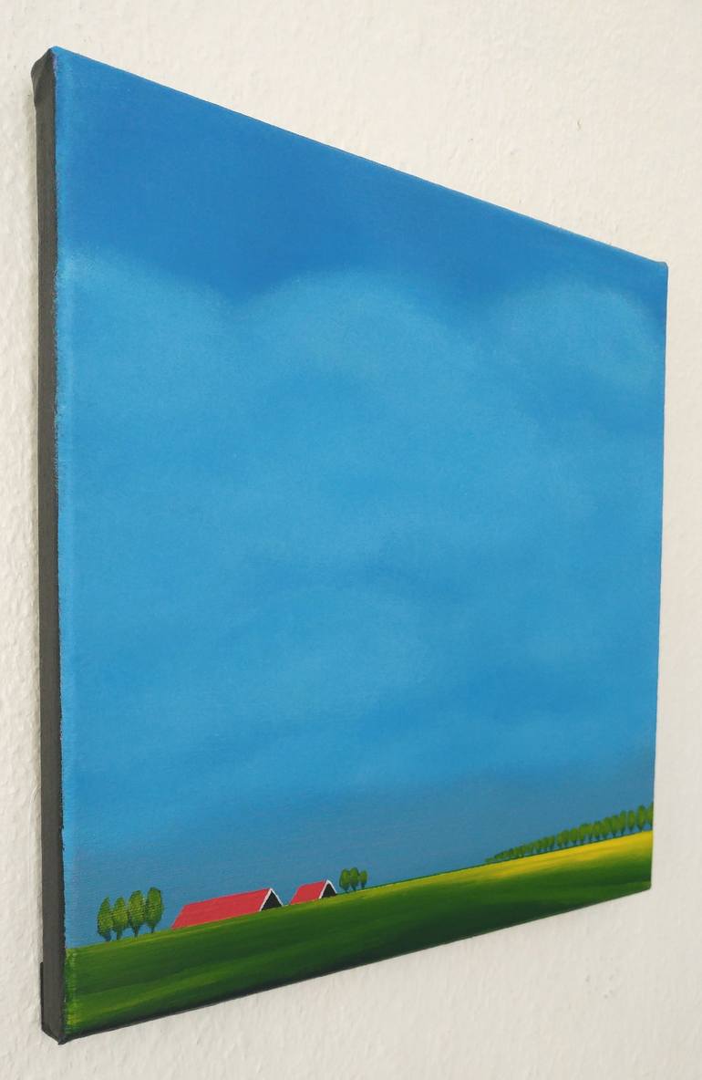 Original Fine Art Landscape Painting by Nelly van Nieuwenhuijzen