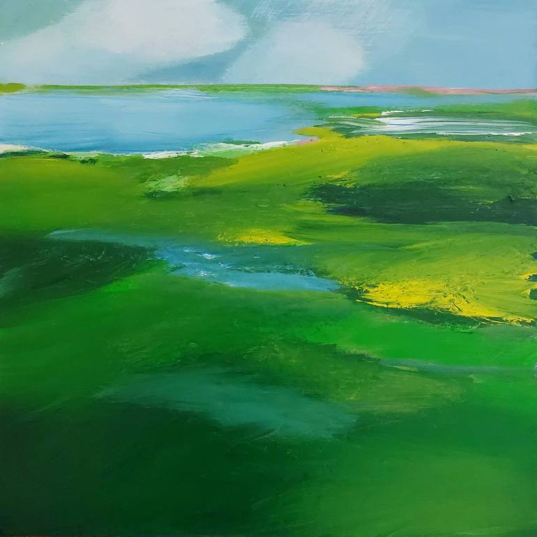 Print of Impressionism Nature Paintings by Nelly Van Nieuwenhuijzen