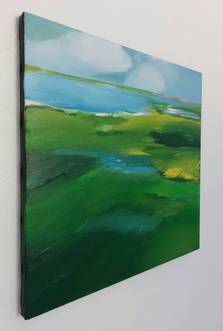 Original Impressionism Nature Painting by Nelly Van Nieuwenhuijzen