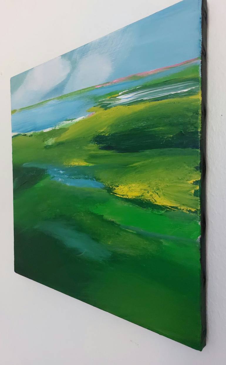 Original Impressionism Nature Painting by Nelly Van Nieuwenhuijzen