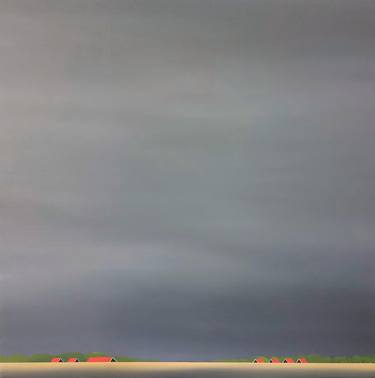 Original Minimalism Landscape Paintings by Nelly van Nieuwenhuijzen