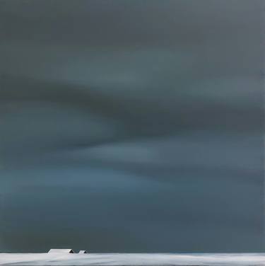 Original Minimalism Landscape Paintings by Nelly van Nieuwenhuijzen