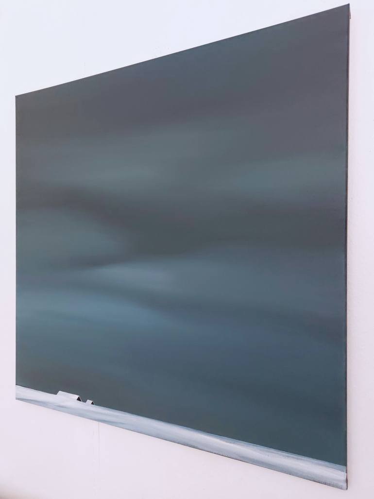 Original Minimalism Landscape Painting by Nelly Van Nieuwenhuijzen