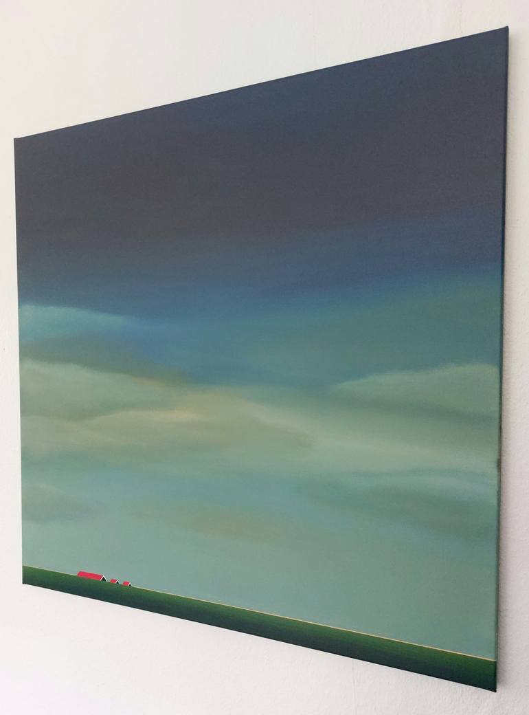 Original Minimalism Landscape Painting by Nelly van Nieuwenhuijzen