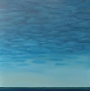 Print of Minimalism Seascape Paintings by Nelly van Nieuwenhuijzen