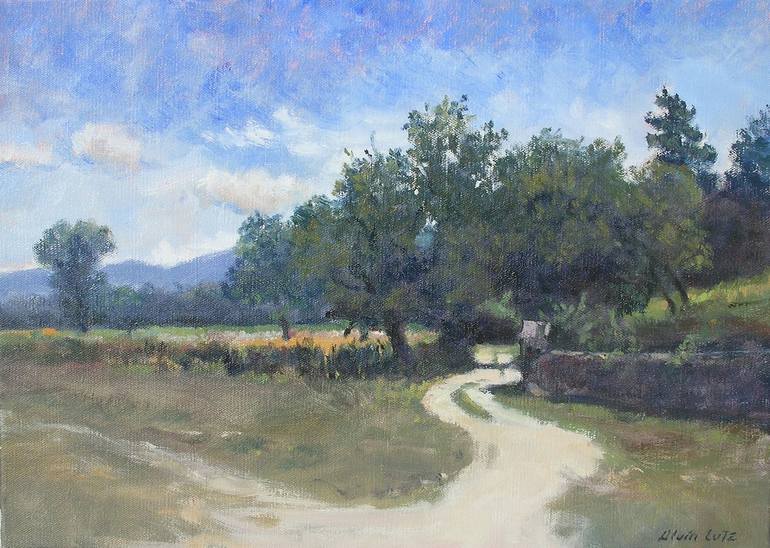 Le chemin empierré Painting