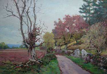 Original Impressionism Landscape Paintings by Alain Lutz