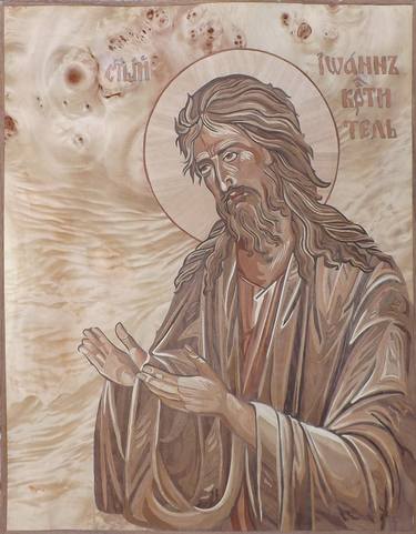 St. John the Baptist - marquetry interpretation thumb