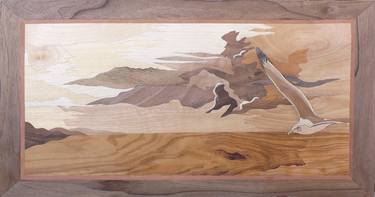The Gull and I (marquetry work) thumb