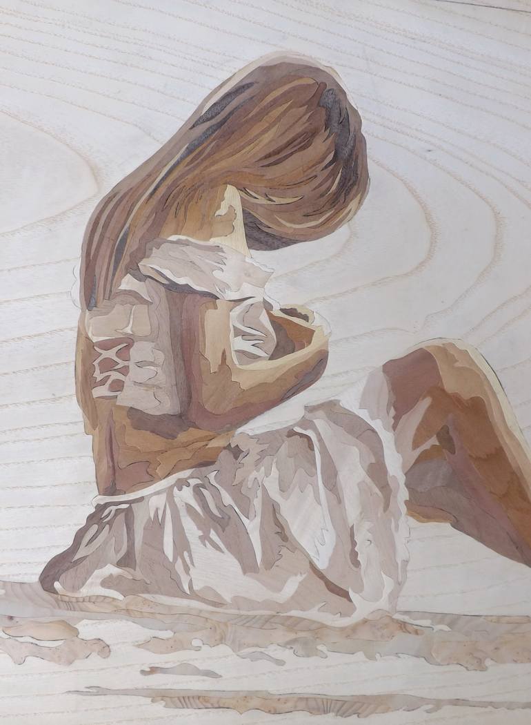 Original Modernism Women Collage by Dusan Rakic