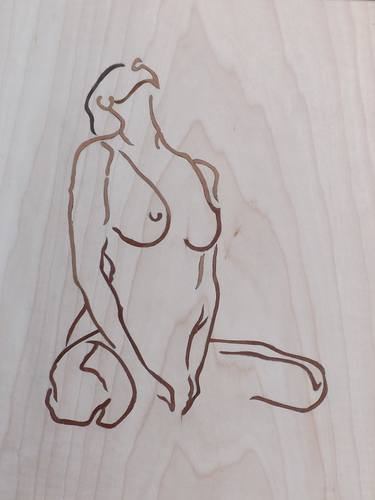 Woman - marquetry variations 1 - Limited Edition of 3 thumb