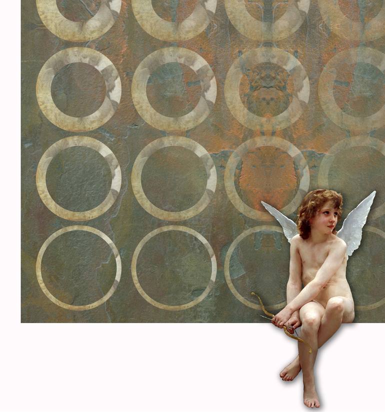 Original Conceptual Fantasy Mixed Media by Tony David Roberts