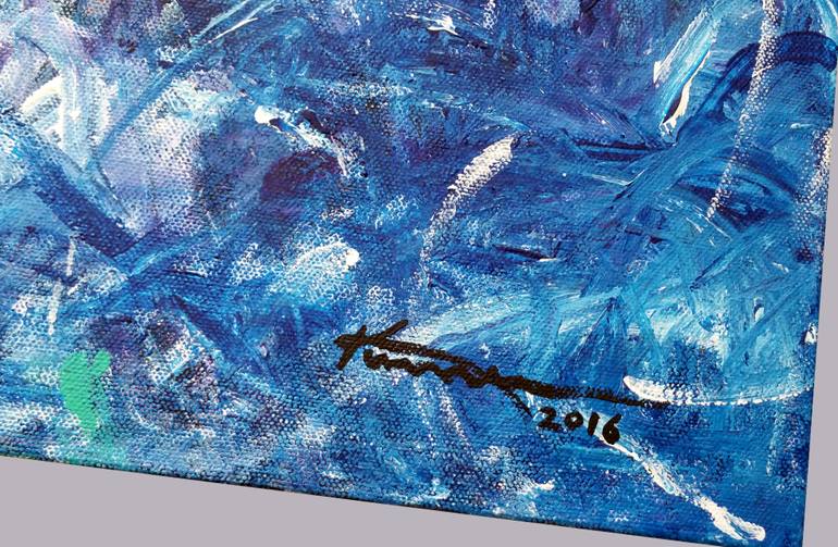 Original Abstract Expressionism Abstract Painting by Kume Bryant