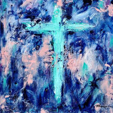 Original Abstract Religious Painting by Kume Bryant