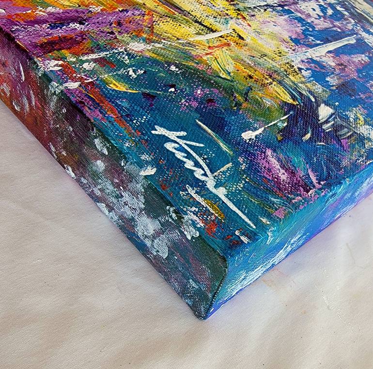 Original Abstract Religion Painting by Kume Bryant