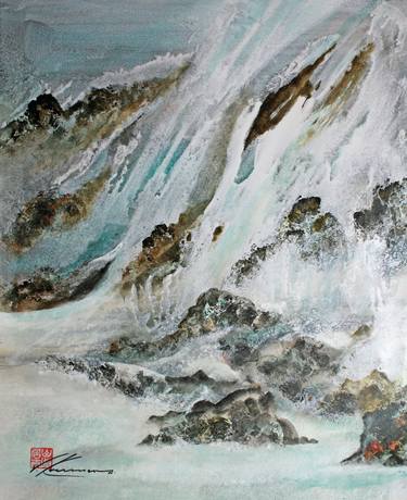 Original Abstract Expressionism Landscape Paintings by Walther von Krenner