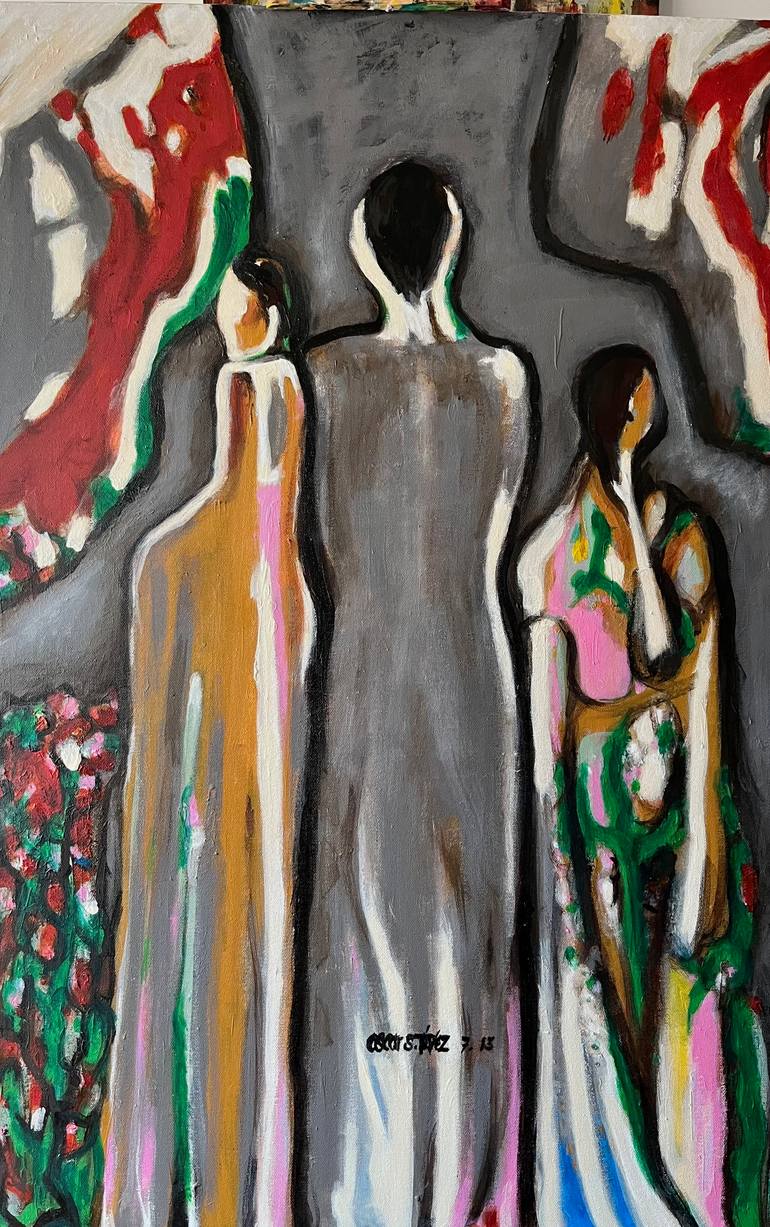 Original fauvism Nature Painting by Oscar Tevez