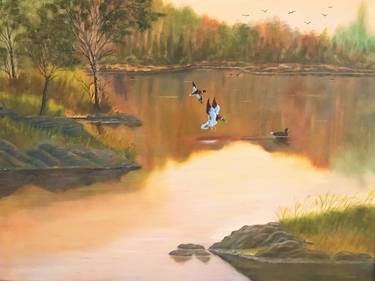 Beautiful Lake Paintings For Sale Saatchi Art