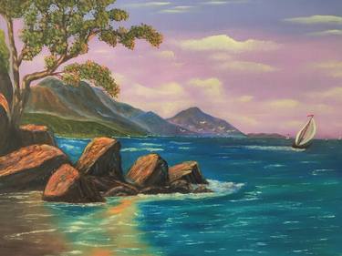 Original Realism Seascape Paintings by Howard Walker