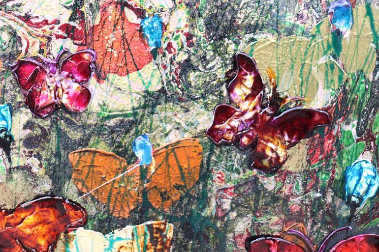 Original Abstract Expressionism Landscape Painting by Donatella Marraoni