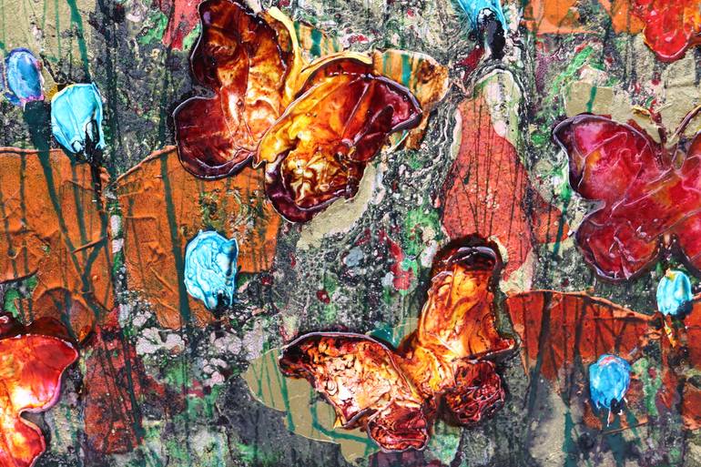 Original Abstract Expressionism Landscape Painting by Donatella Marraoni