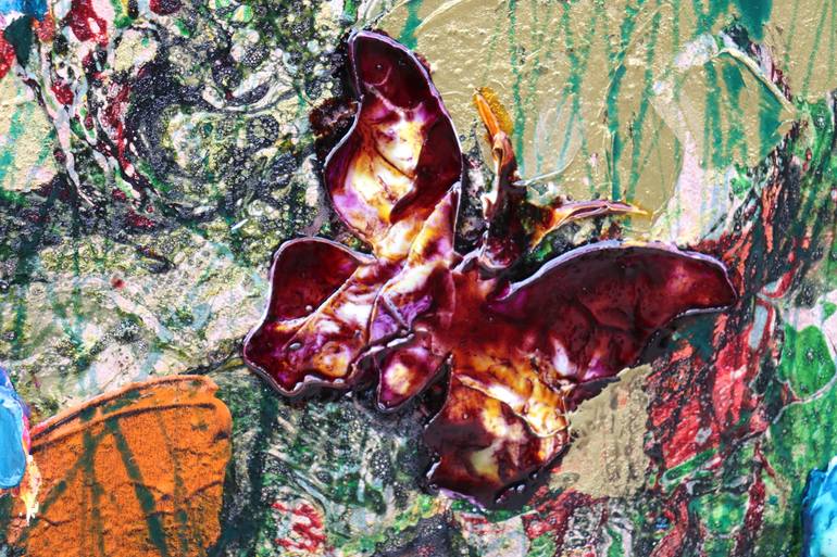 Original Abstract Expressionism Landscape Painting by Donatella Marraoni