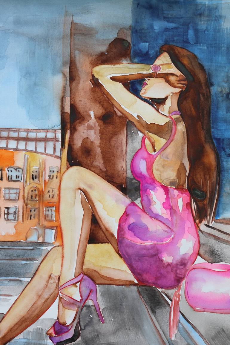 Original Women Painting by Donatella Marraoni