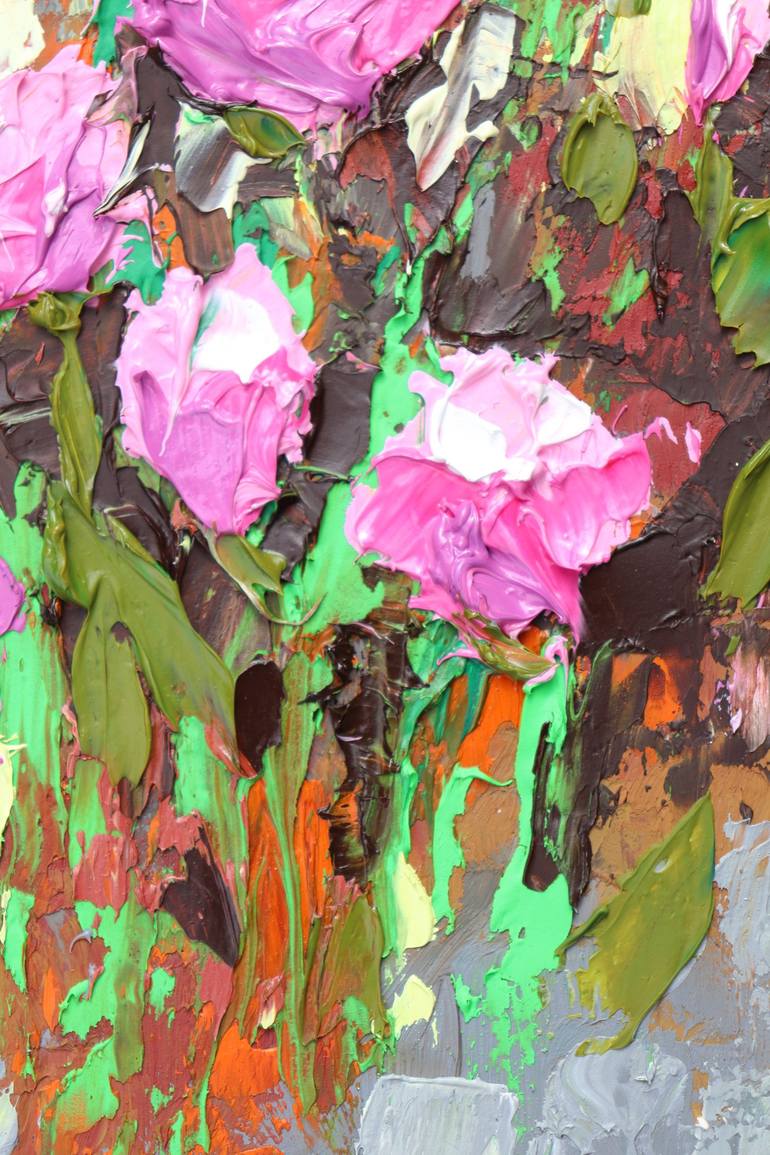 Original Floral Painting by Donatella Marraoni