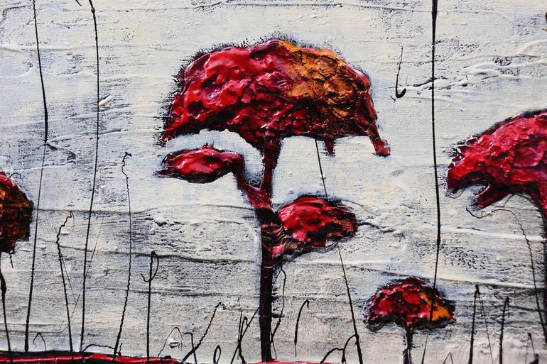 Original Abstract Expressionism Tree Painting by Donatella Marraoni