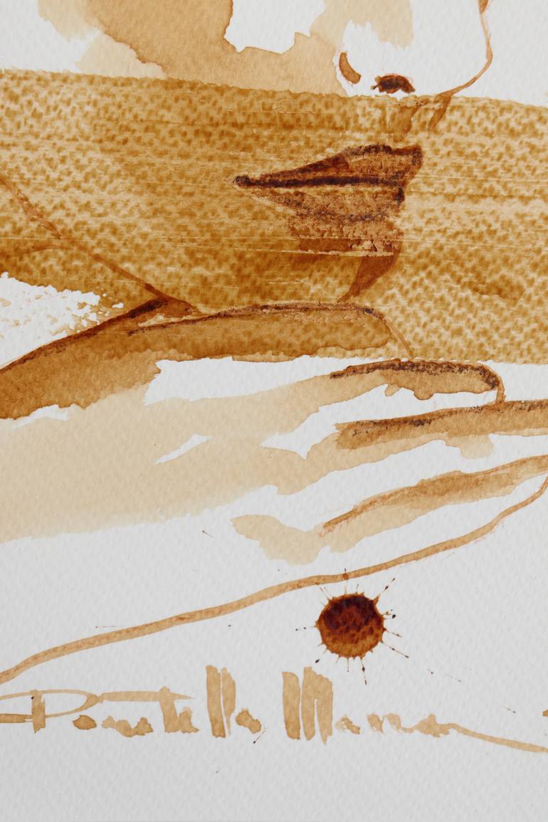 Original Abstract Expressionism People Painting by Donatella Marraoni