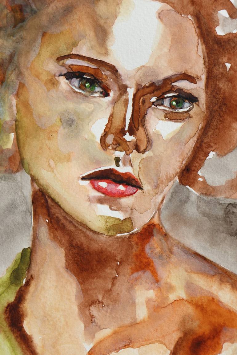 Original Portrait Painting by Donatella Marraoni