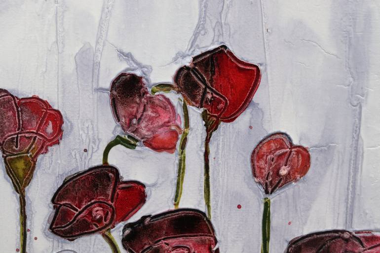 Original Floral Painting by Donatella Marraoni