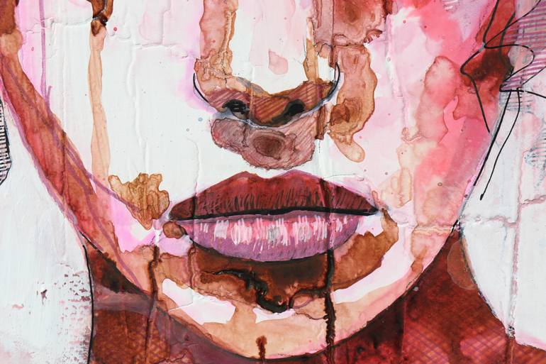 Original Abstract Expressionism Women Painting by Donatella Marraoni