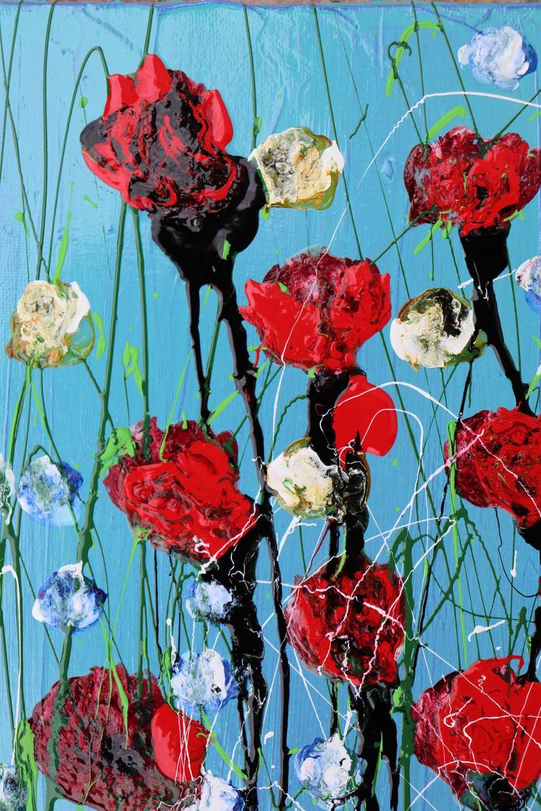 Original Floral Painting by Donatella Marraoni